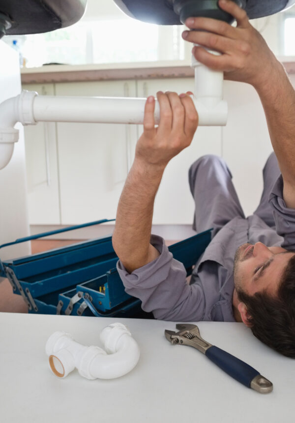 under sink plumbing