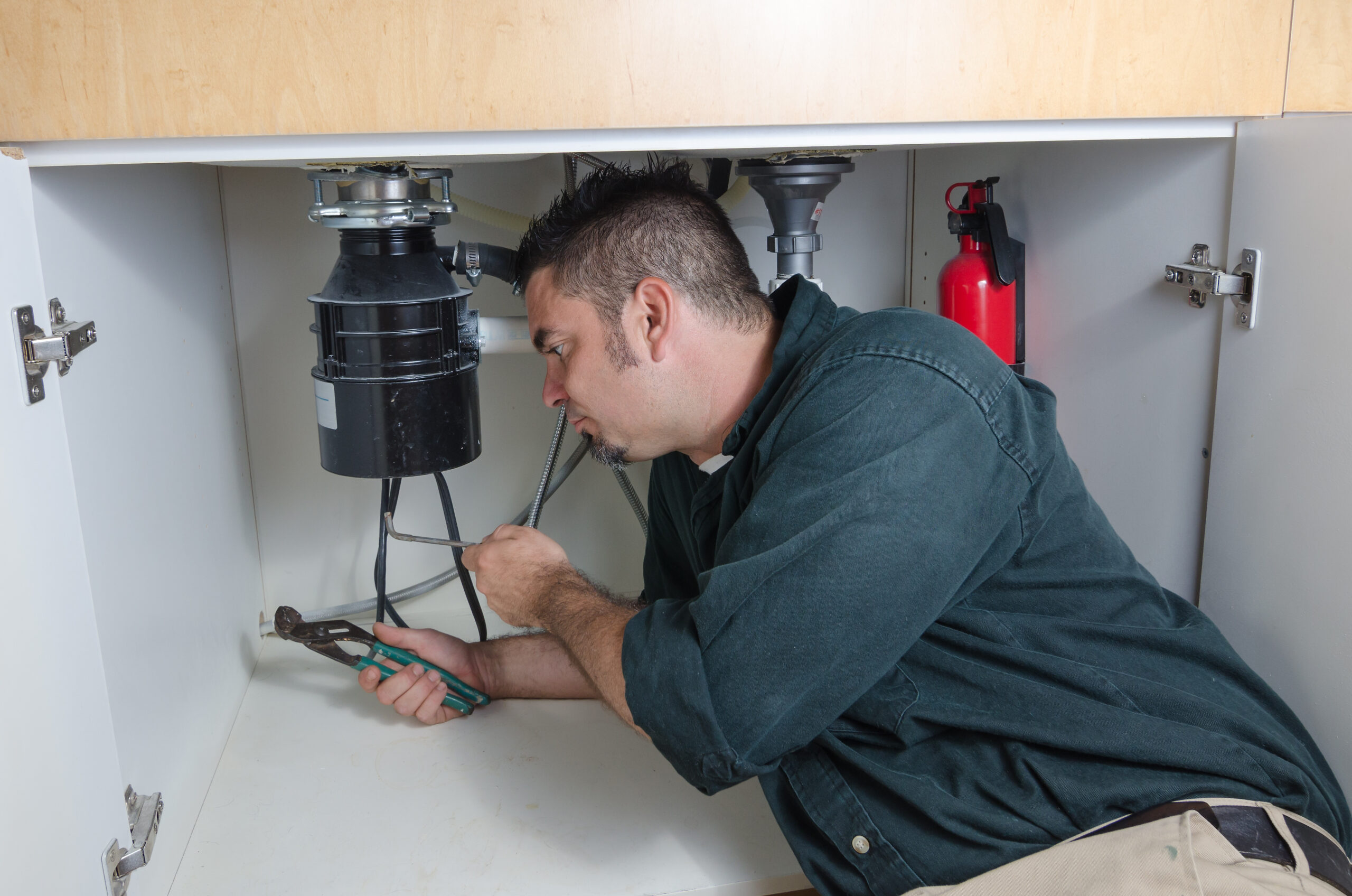 leaking garbage disposal