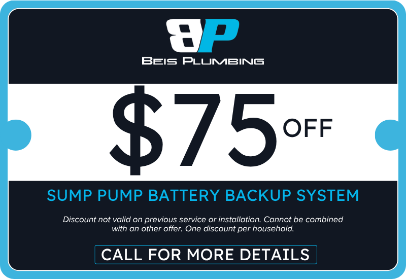 $75 Off Sump Pump Battery Backup System